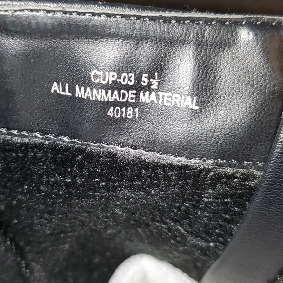 NIB BAMBOO 5.5 Blk & Wht Knee-High Boots - Picture 5 of 7